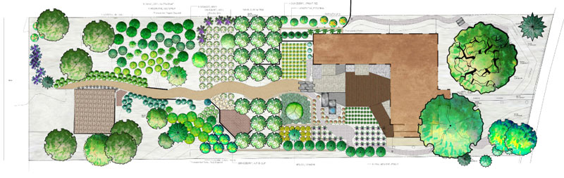 landscape design services 2D Landscape Design Plan | 800 x 253